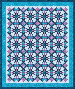 Celestial Magic in Robert Kaufman Batiks Queen Size Quilt Kit