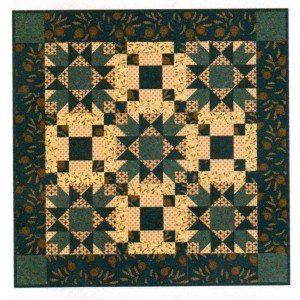True Blue Quilt Kit 23 1/2"x 23 1/2" Kim Diehl Simple Whatnots Club #2
